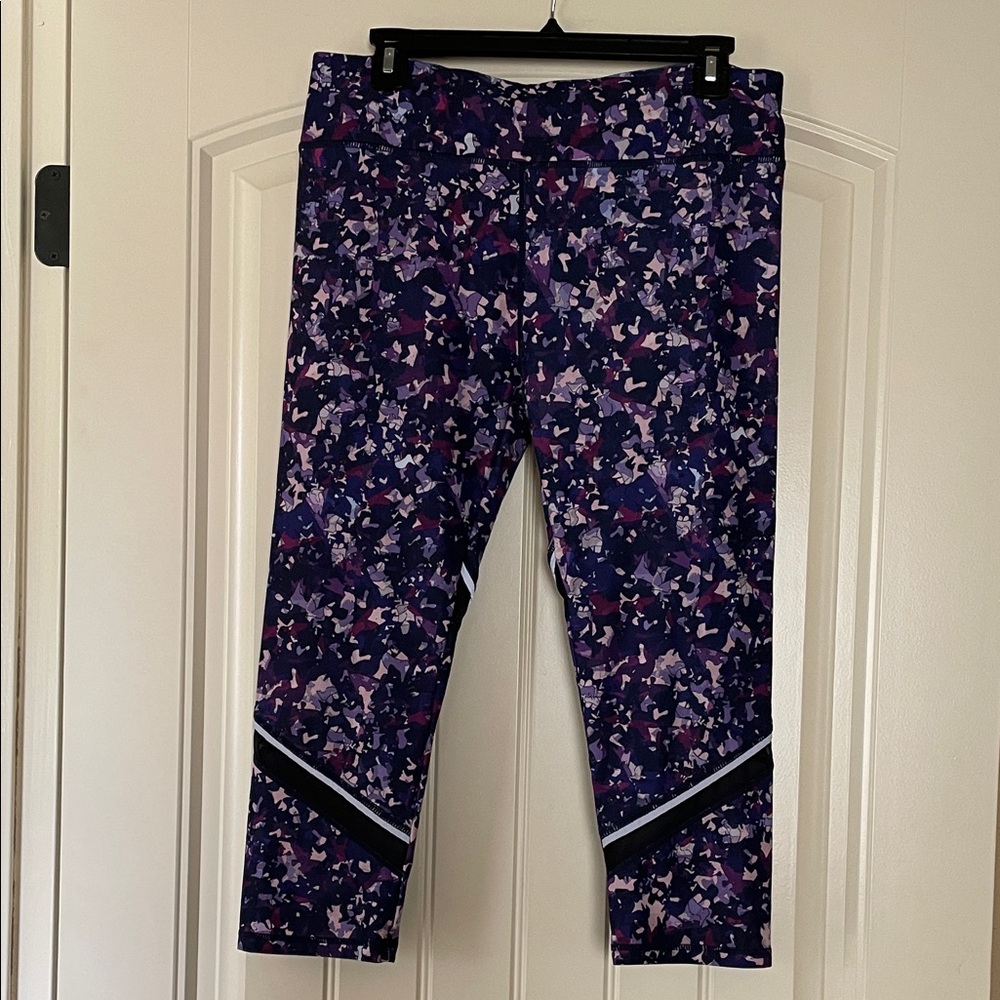 Fabletics purple Patterned Leggings